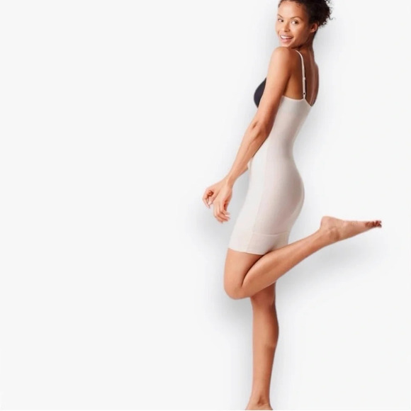 YUMMIE by Heather Thomson Nude Wear Your Own Bra Shaping Slip Size XL NWT - Picture 3 of 11